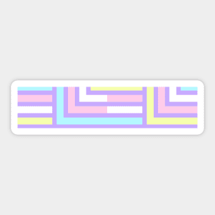 Pastel Corners Sticker